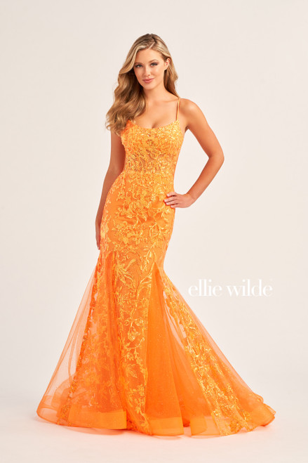 Ellie Wilde by Mon Cheri EW35008 Glitter Sequin Tulle Dress