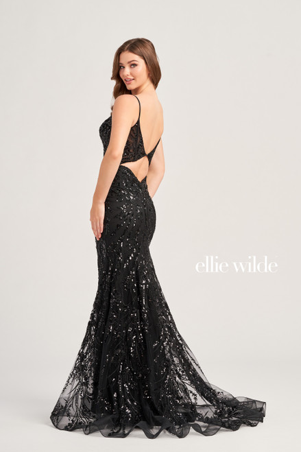 Ellie Wilde by Mon Cheri EW35039 Embroidered Tulle Dress
