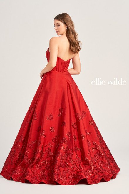 Ellie Wilde by Mon Cheri EW35073 Brocade Crinoline Dress