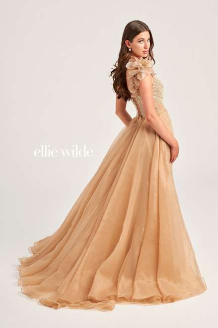 Ellie Wilde by Mon Cheri EW35087 Embroidered Tulle Dress