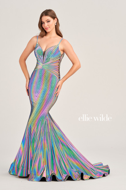 Ellie Wilde by Mon Cheri EW35704 Novelty Stretch Long Dress