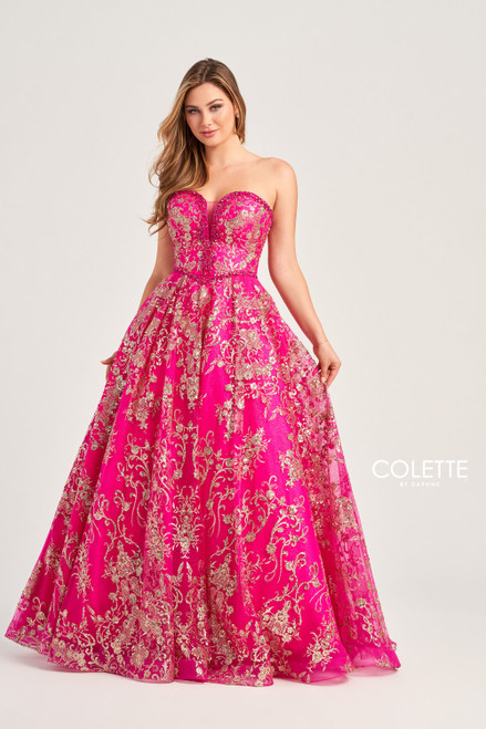 Colette by Daphne CL5101 Novelty Glitter Beading Dress