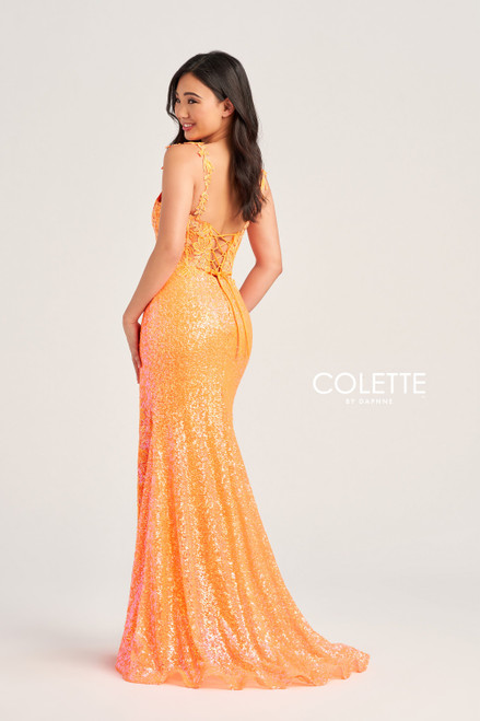 Colette by Daphne CL5133 Novelty Stretch Sequin Dress