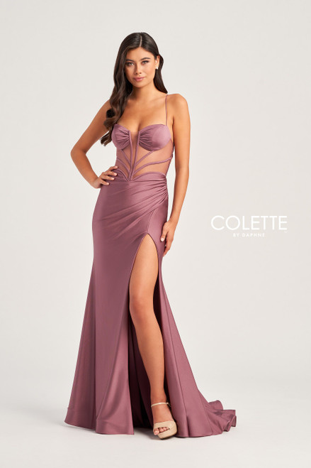 Colette by Daphne CL5140 Stretch Spandex Jersey Dress