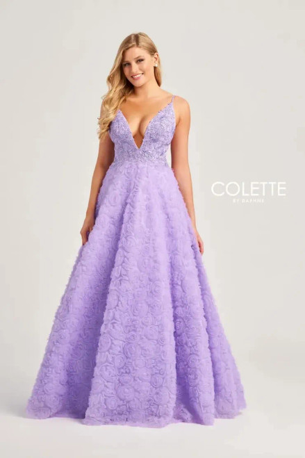 Colette by Daphne CL5154 Glitter Tulle Sleeveless Dress