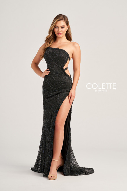 Colette by Daphne CL5198 Allover Stretch Lace Tulle Dress