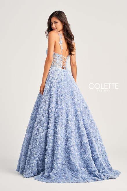 Colette by Daphne CL5250 Glitter Tulle Sleeveless Dress