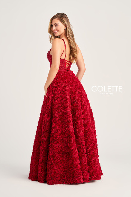 Colette by Daphne CL5251 Glitter Tulle Sleeveless Dress