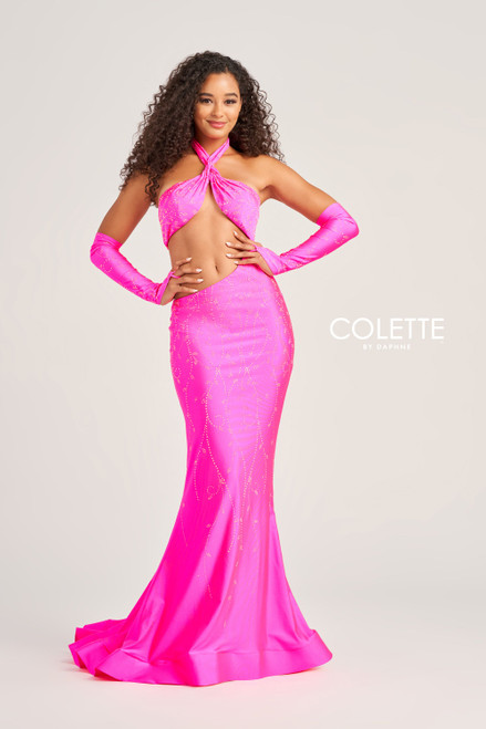 Colette by Daphne CL5263 Stretch Spandex Jersey Dress