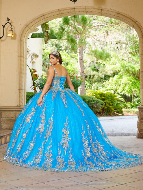 Quinceanera 26083 Lace Tulle Off Shoulder Sleeve Ball Gown