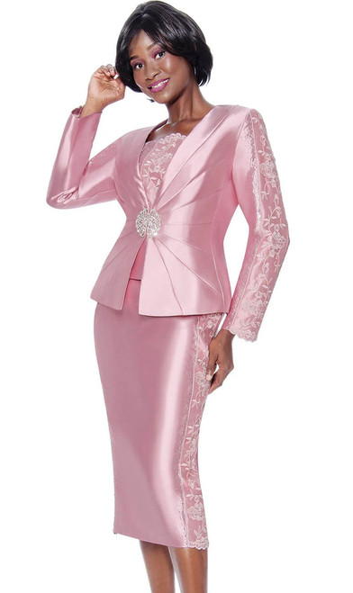 Terramina 7145 Lace Embroidery 3-piece Church Suit