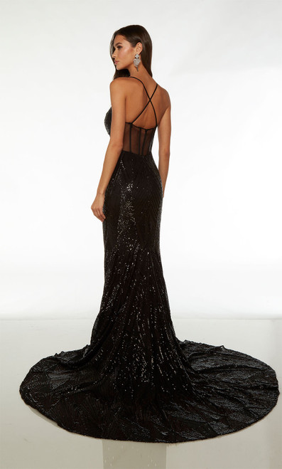 Alyce Paris 61705 Sequins Sweetheart Neck Mermaid Dress