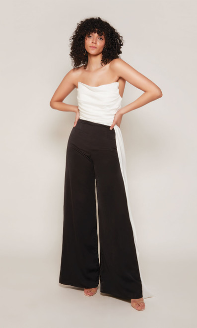 Formal Dress: 1706. Long Jumpsuit, Strapless, Jumpsuit