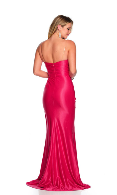 Dave & Johnny 11290 Strapless Sweetheart Neck Ruched Dress