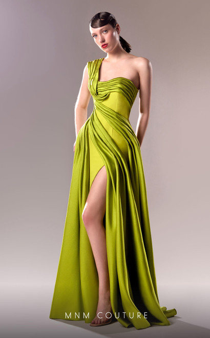 MNM Couture G1606 Ayesmatrick Neckline Sleeveless Dress