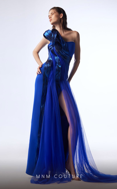 MNM Couture G1731 Ayesmatrick Neckline Strapless Dress