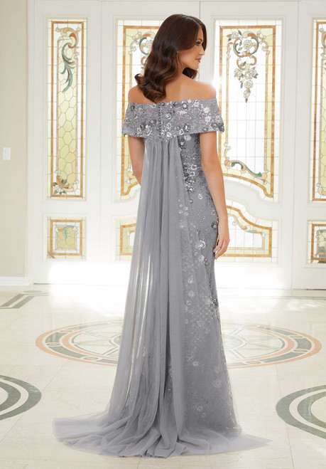 Morilee MGNY 72737 Sequin Embroidered Off The Shoulder Gown