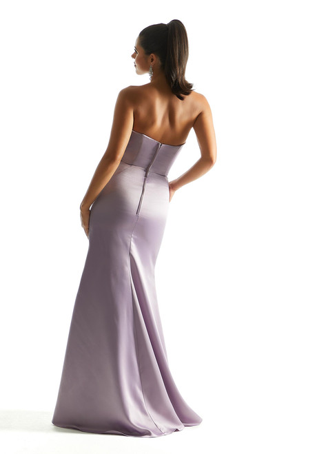 Morilee Bridesmaid 21844 Satin Strapless Bow Neckline Dress