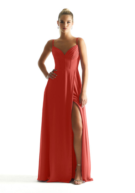 Morilee Bridesmaid 21853 Chiffon V-neck Sleeveless Dress