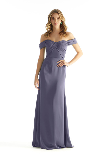 Morilee Bridesmaid 31231 Luxe Satin Off The Shoulder Dress