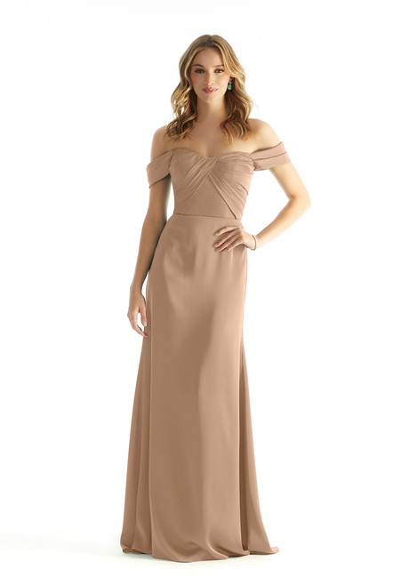 Morilee Bridesmaid 31231 Luxe Satin Off The Shoulder Dress