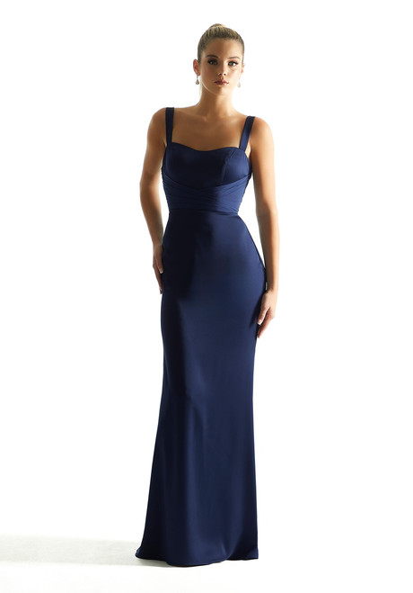 Morilee Bridesmaid 21850 Chiffon Luxe Satin Sleeveless Dress