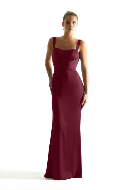 Morilee Bridesmaid 21850 Chiffon Luxe Satin Sleeveless Dress