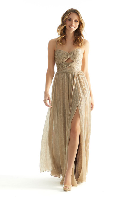 Morilee Bridesmaid 31239 Pleated Shimmer Sleeveless Dress