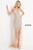 Jovani 02492 Beaded High Slit Prom Dress
