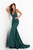 Jovani JVN00698 V-Neck Stretch Glitter Sleeveless Long Gown