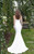 Jovani 63393 Straight Neck Strapless Novelty Wedding Dress