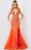Jovani 22540 Deep V-neck Embellished Mermaid Long Prom Dress