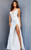 Jovani 08235 Sleeveless Open Back Plunging Neck Prom Dress