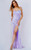 Jovani JVN24200 Sleeveless High Slit Spaghetti Strap Dress