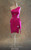 MNM Couture V6433 One Shoulder Asymmetrical Neck Short Dress