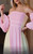 MNM Couture R07506 Off Shoulder Neck Long Evening Dress