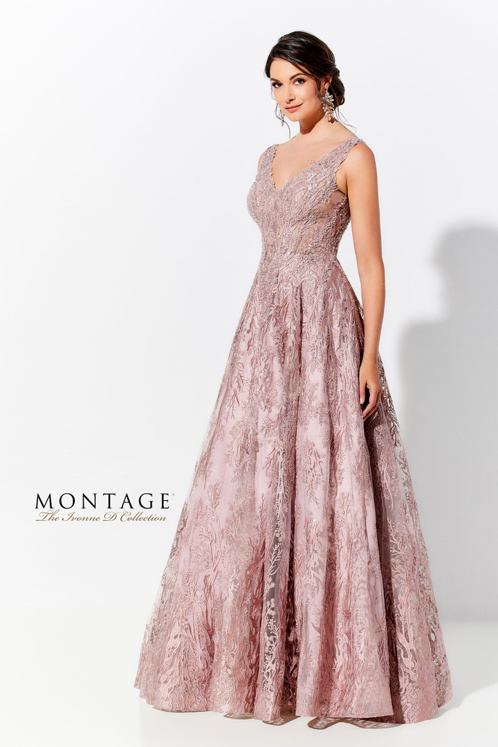Ivonne D by Mon Cheri 120D10 Beading Sleeveless Ball Gown