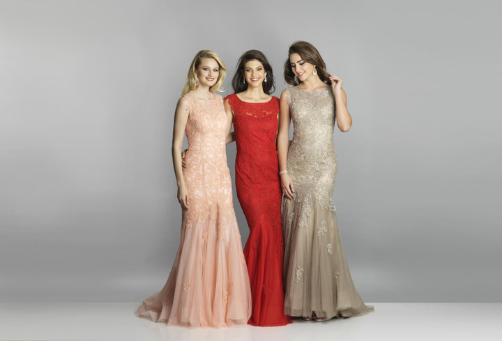 Dave and Johnny 1937 Long Formal Gown