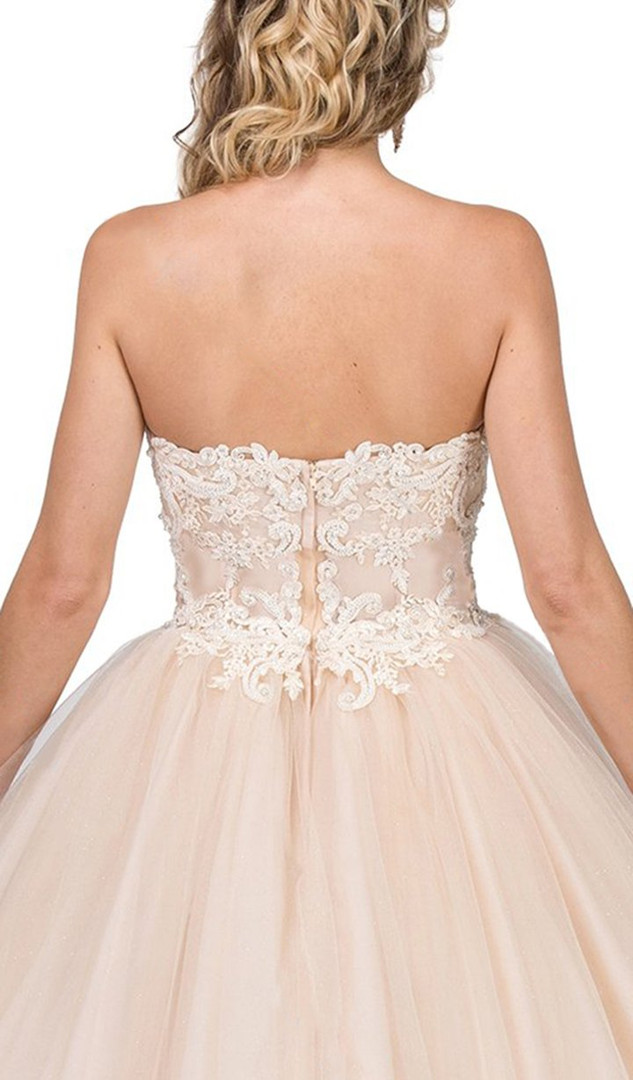 Dancing Queen DQ-1323 Quinceanera Long Dress