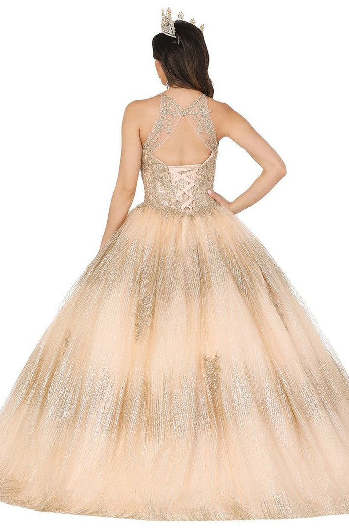 Dancing Queen DQ-1442 Quinceanera Long Dress