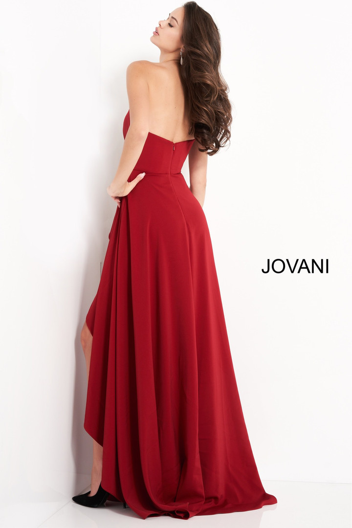 Jovani 4517 High Slit Maxi Evening Dress