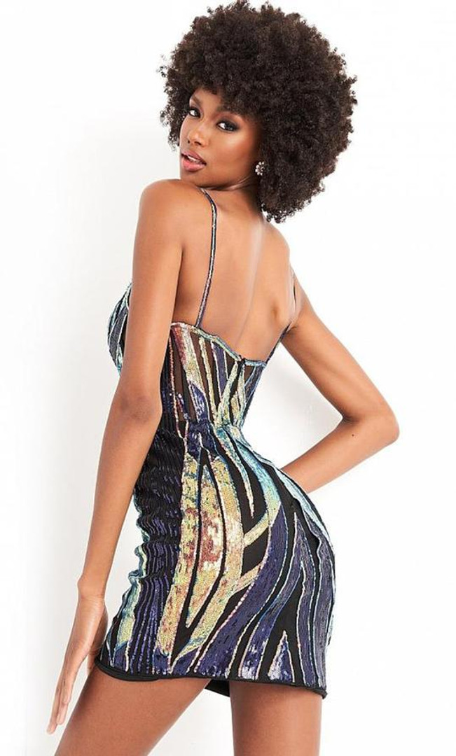 Jovani JVN04548 Sequin-Embellished Sheath Dress
