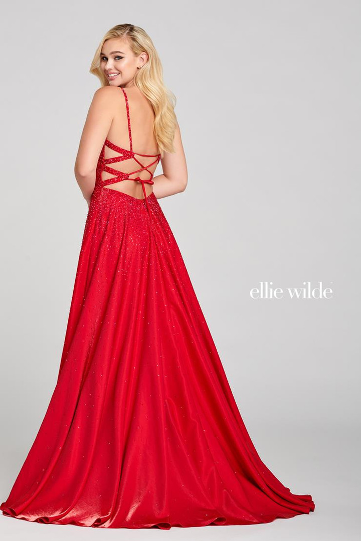 Ellie Wilde by Mon Cheri EW121001 Sleeveless A-Line Gown