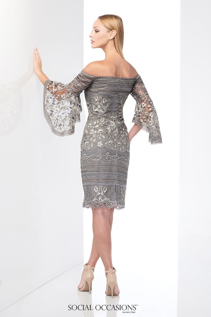 Montage by Mon Cheri 218801 Allover Embroidered Lace Dress