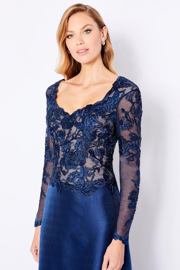 Cameron Blake by Mon Cheri 221683 V-Neck Separate Dress