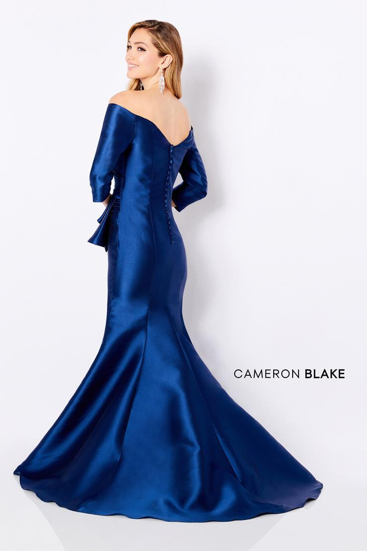 Cameron Blake by Mon Cheri 221686 Off Shoulder Soft Gown