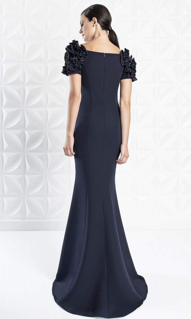 Alexander by Daymor 1270 Embellished Bateau Long Dress