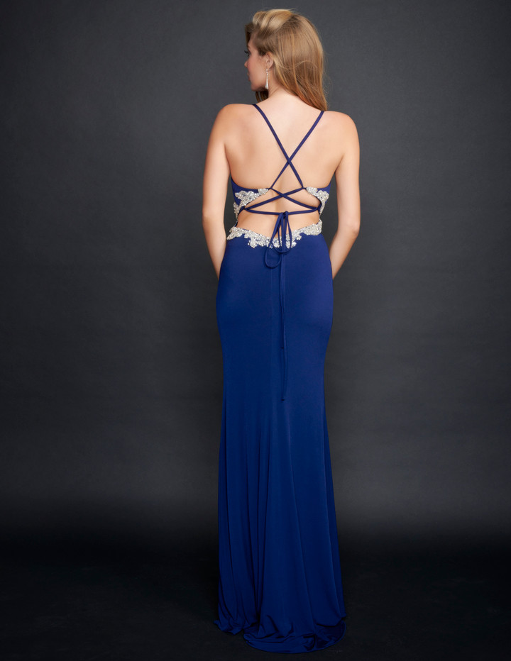Nina Canacci 2314 Sleeveless Long Straight Prom Pageant Gown