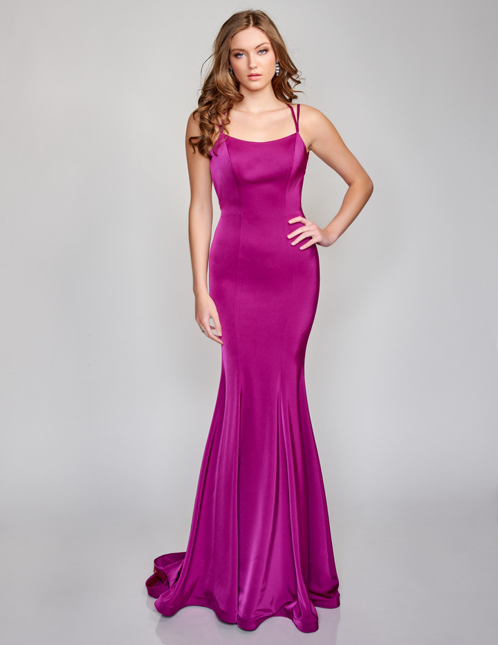 Nina Canacci 9142 Sleeveless Long Mermaid Prom Pageant Gown
