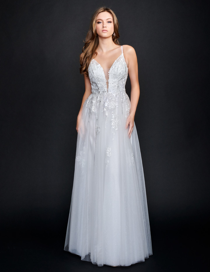 Nina Canacci 9131 Sleeveless Long Prom Pageant Ballgown